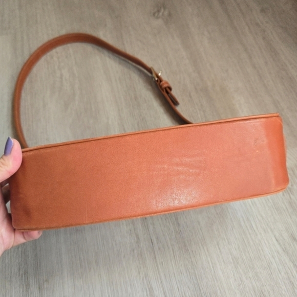 COACH Brown Leather 7587 Hampton Demi Shoulder Bag Purse - Picture 4 of 16